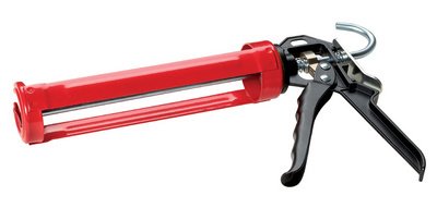 Pistolet squelette pour cartouche, noir/rouge