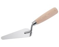 Truelle langue de chat, poignée en bois, 140 mm