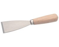 Spatule à rouille, poignée en bois, 50 mm