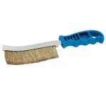 Brosse métallique multifonction, poignée plastique