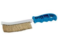 Brosse métallique multifonction, poignée plastique