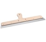 Spatule pour façade en acier, poignée en bois, 600 mm