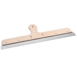 Spatule pour façade en acier, poignée en bois, 600 mm