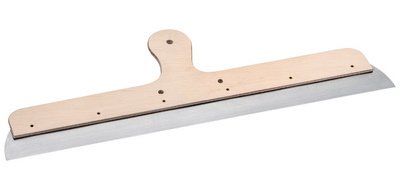 Spatule pour façade en acier, poignée en bois, 600 mm