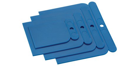 Jeu de spatules japonaises, plastique, 4 pièces