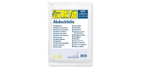 Bâche de protection standard, HDPE, transparent