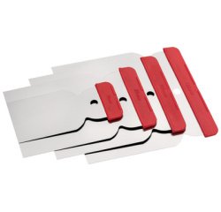 Jeu de spatules japonaises, acier inoxydable,4 pièces