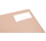 Cahier piqué Koverbook Blush 24x32cm 48 pages grands carreaux couverture polypropylène opaque bicolore - Assortis