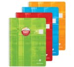 Cahier reliure intégrale déficients visuels 24x32cm 100 pages grands carreaux noirs 2,5mm agrandis 10x10 Couleur aléatoire - Assortis