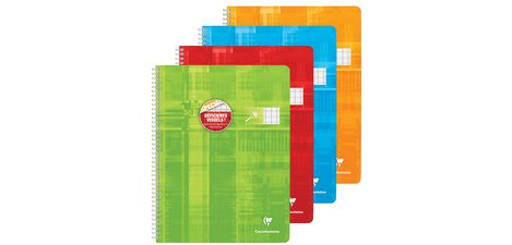 Spiral notebook 240 x 320 mm, Séyès 2.5 enlarged