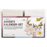 Set pour calendrier de l'avent BASIC, sachet en tissu