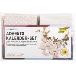 Set pour calendrier de l'avent BASIC, sachet en tissu