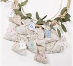 Set pour calendrier de l'avent BASIC, sachet en tissu