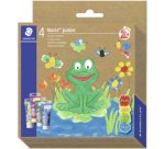 Peinture aux doigts Noris junior, étui carton de 4