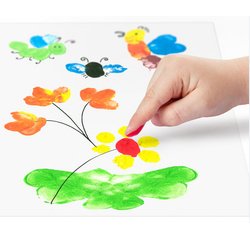 Staedtler Noris Junior gouache au doigt, assorti, 6 tubes de 75ml
