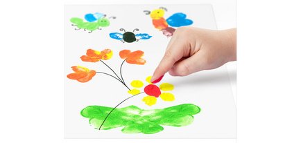 Peinture aux doigts Noris junior, étui carton de 6