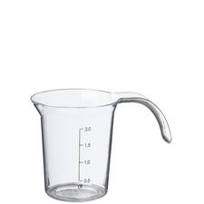 Pichet mesureur 'Palermo', 0,2 litre, transparent