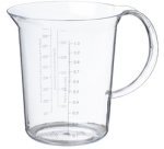 Pichet mesureur 'Palermo', 1,0 litre, transparent
