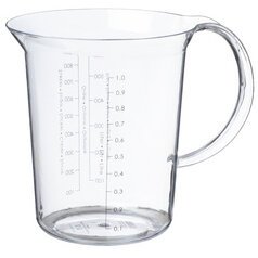 Pichet mesureur 'Palermo', 1,0 litre, transparent