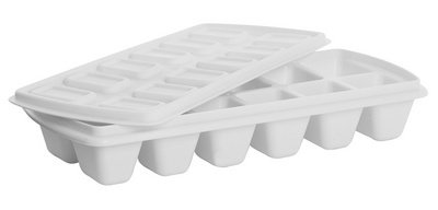 Bac à glaçons, avec couvercle, blanc