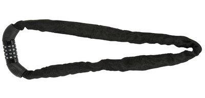 Combination bike lock chain, L: 900 mm