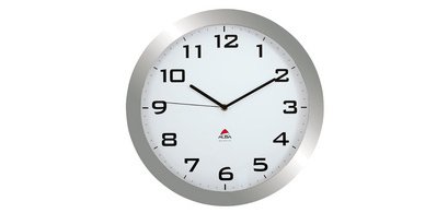 Horloge murale 'HORISSIMO', montre à quartz, noir