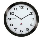 Horloge murale 'HORISSIMO', montre à quartz, noir