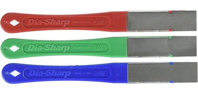Kit de limes plates diamant Dia-Sharp, kit de 3