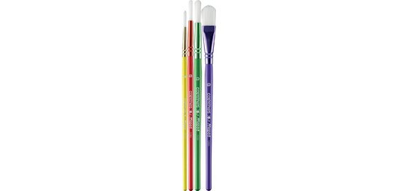 COLOR'PEPS synthetic bristle brush set