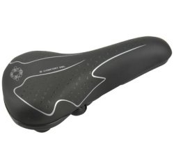 Selle pour VTT Elastomer, noir / blanc