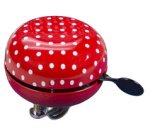 Sonnette pour guidon de vélo Maxi, rouge / blanc