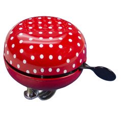 Sonnette pour guidon de vélo Maxi, rouge / blanc