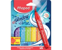 Marqueur pour vitre MARKER'PEPS Window, étui de 6