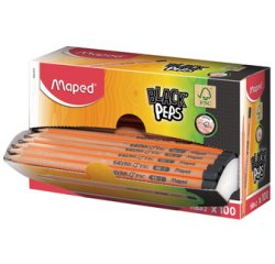 Crayon BLACK'PEPS, degré de dureté: HB, présentoir