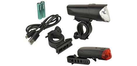 LED-Beleuchtungsset für Fahrräder 40/20/10 Lux