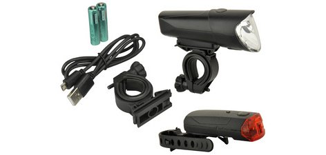 Kit d'éclairage LED pour vélo 40/20/10 Lux