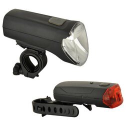Kit d'éclairage LED pour vélo 70/30/18 Lux