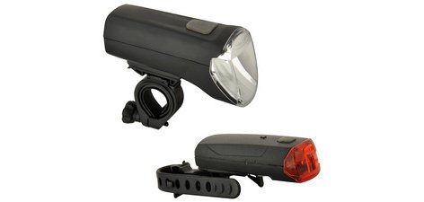 Kit d'éclairage LED pour vélo 70/30/18 Lux