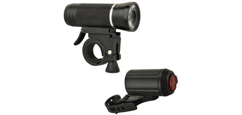 Kit d'éclairage LED pour vélo ALU 30/15 Lux