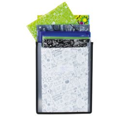Boîte scolaire 'Flexi', blanc translucide