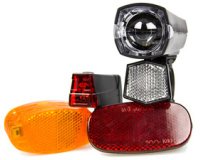 Kit de mise à niveau pour vélo, sur piles, 7 pièces