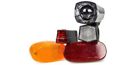 Upgrade-Kit für Fahrrad, batteriebetrieben, 7 Teile