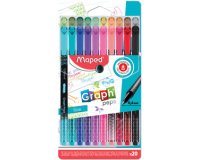 Fineliner Graph'Peps Premium, étui de 20 en plastique