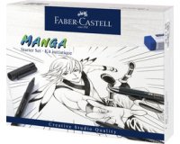 FABER-CASTELL Feutre PITT artist pen, kit de démarrage Manga