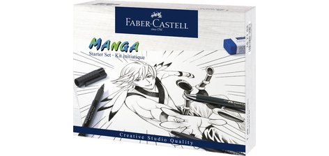 FABER-CASTELL Feutre PITT artist pen, kit de démarrage Manga