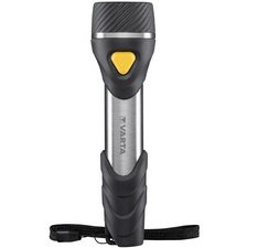 Varta day light multi led f20 black, silver, yellow hand flashlight