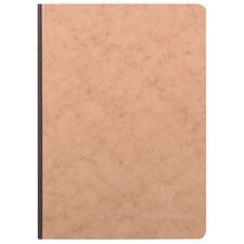 Carnet broché AGE BAG, A5, uni, tabac