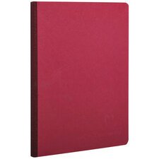 Notitieboekje met gelijmde rug AGE BAG A5 effen rood