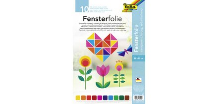 Feuille transparente pour vitrail, 350 x 500 mm