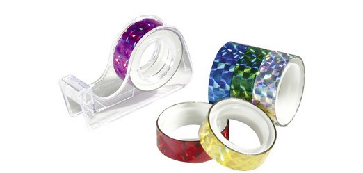 Film adhésif holographique avec dévidoir